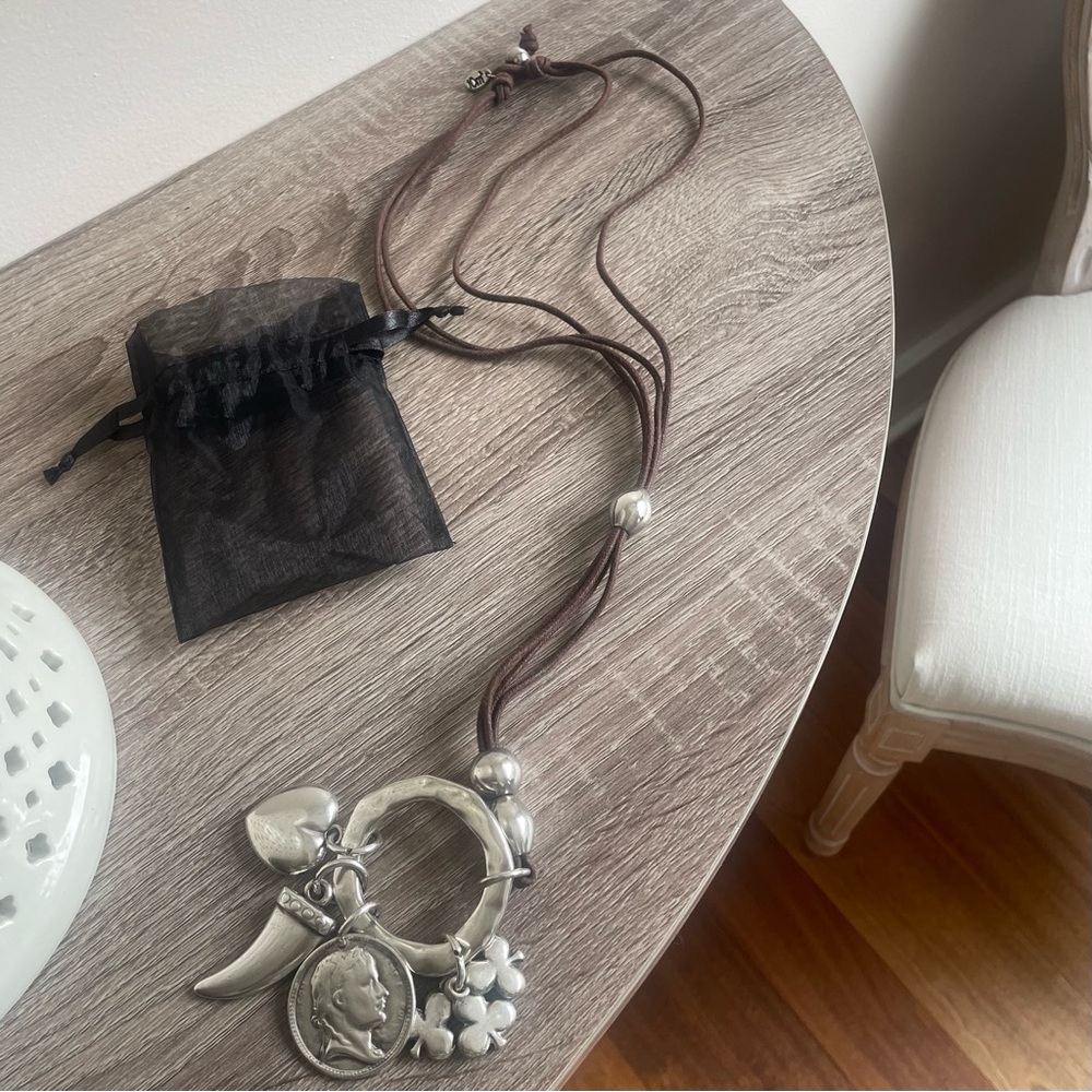 10m2 Long boho statement necklace